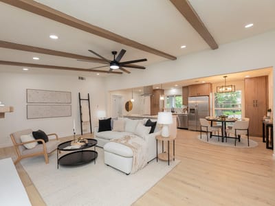 Living area at 9843 Childress DR - 4 bed 2 bath home