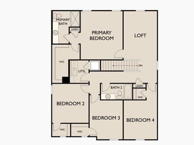 Living area at 9908 Solitary Sandpiper ST - 4 bed 2 bath home