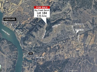 Property photo 2 at Lot 184 Whiterock TRL - Big Creek Ranch, Kingsland, TX