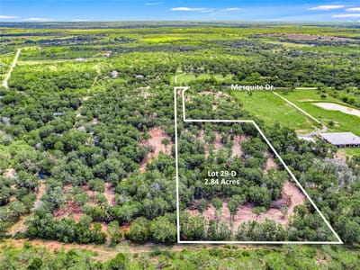 Living area at Lot 29D Mesquite Dr - Mesquite Acres, Cedar Creek, TX