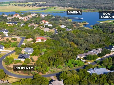 Living area at Lot 64 Wesley Ridge Dr - The Point At Ridge Harbor, Spicewood, TX