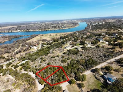 Living area at Lots 132 & 133 Creek DR - Channel Oaks Sec II, Horseshoe Bay, TX
