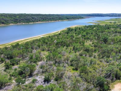 Living area at Lots 35 & 36 Lakeside Dr - Lakeside Beach, Spicewood, TX