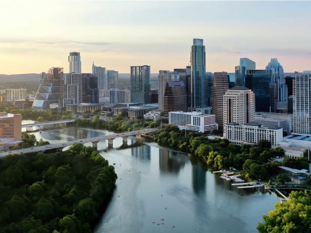 Rainey Street District in Austin near 70 Rainey