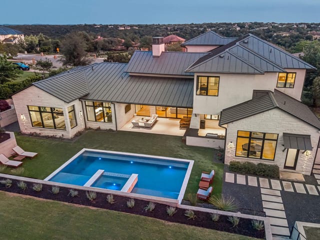 10208 Milky WAY - front exterior - Luxury home in Preserve At River Place Sec 02, Austin, TX