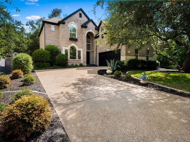 12001 Portofino DR - front exterior - Luxury home in STEINER RANCH PHS 2 SEC 3 C, Austin, TX