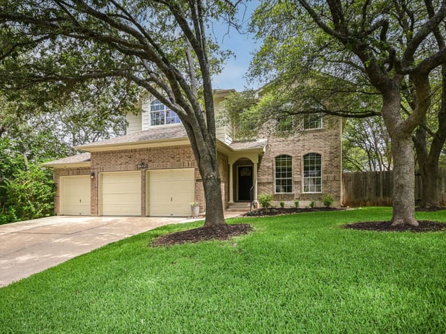 12506 Canyon Glen DR - front exterior - Luxury home in Steiner Ranch Ph 02 Sec 04A, Austin, TX