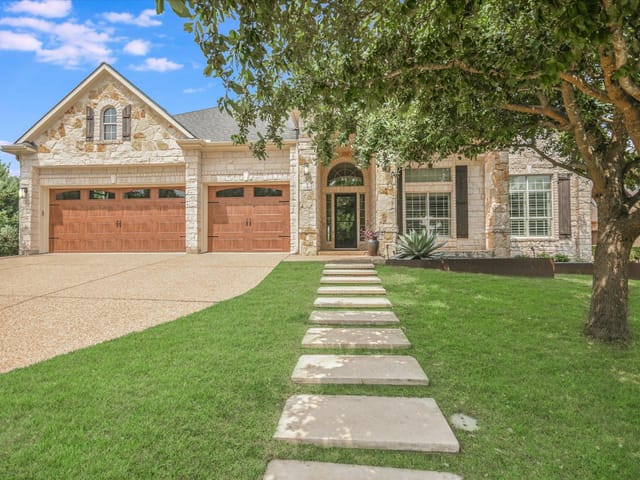 View 12812 Arbor Lake CV in STEINER RANCH 12812 Arbor Lake CV - front exterior - Luxury home in STEINER RANCH, Austin, TX