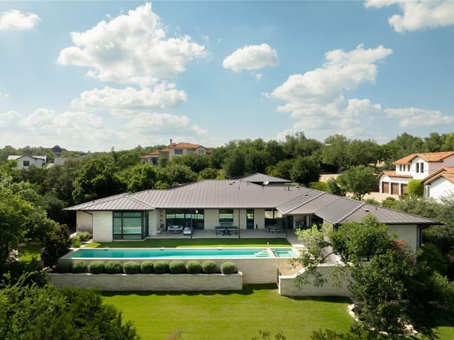 View 12900 Hacienda Ridge in Spanish Oaks 12900 Hacienda Ridge - front exterior - Luxury home in Spanish Oaks, Austin, TX