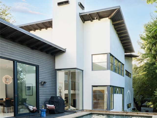 View 1407 Alameda DR in Travis Heights 1407 Alameda DR - front exterior - Luxury home in Travis Heights, Austin, TX
