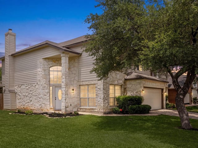 14400 Showdown LN - front exterior - Luxury home in Avery Ranch Far West Ph 01 Sec 05, Austin, TX