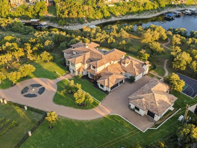 15201 FM 2769 - front exterior - Luxury home in ABS 170 SUR 152 COLEMAN, Leander, TX
