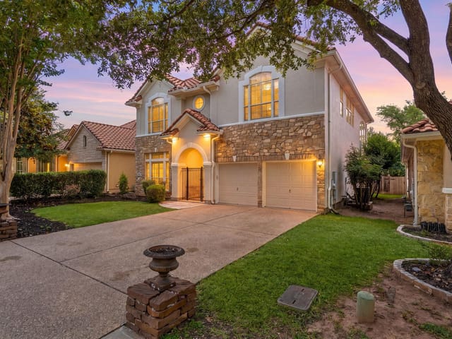 View 15321 Interlachen DR in Avery Ranch Garden Homes Pud 15321 Interlachen DR - front exterior - Luxury home in Avery Ranch Garden Homes Pud, Austin, TX