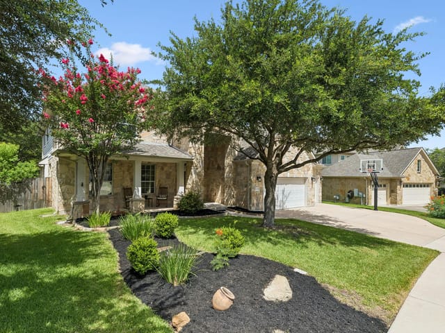16517 Along Creek CV - front exterior - Luxury home in Avery Ranch East Ph 02 Sec 05, Austin, TX