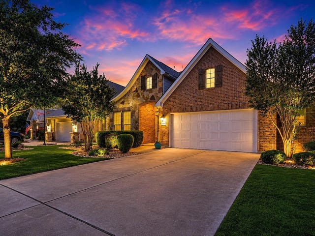 View 18628 Amberg PL in Sweetwater Ranch Sec 1 Village 18628 Amberg PL - front exterior - Luxury home in Sweetwater Ranch Sec 1 Village, Austin, TX