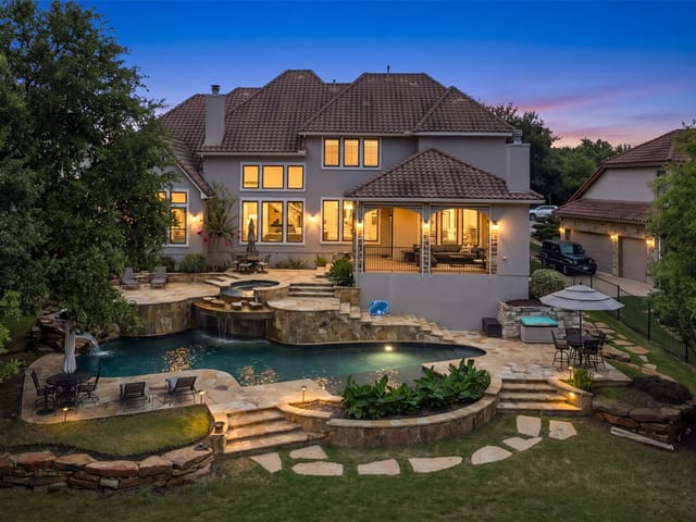 2020 University Club DR - front exterior - Luxury home in Steiner Ranch Ph 01 Sec 10C, Austin, TX