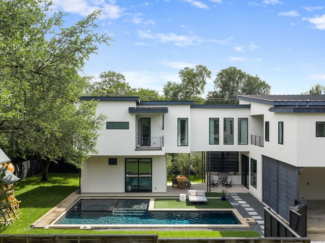 View 208 Reveille RD in Westlake Park Sec 02 208 Reveille RD - front exterior - Luxury home in Westlake Park Sec 02, West Lake Hills, TX