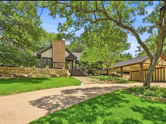View 2106 Cypress PT in Lost Creek Sec 01 2106 Cypress PT - front exterior - Luxury home in Lost Creek Sec 01, Austin, TX