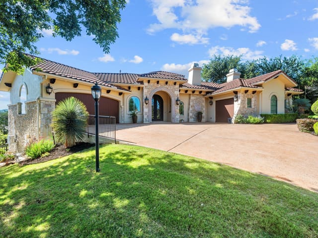 View 224 Neville Wood CT in Flintrock At Hurst Creek Ph 01 224 Neville Wood CT - front exterior - Luxury home in Flintrock At Hurst Creek Ph 01, Austin, TX