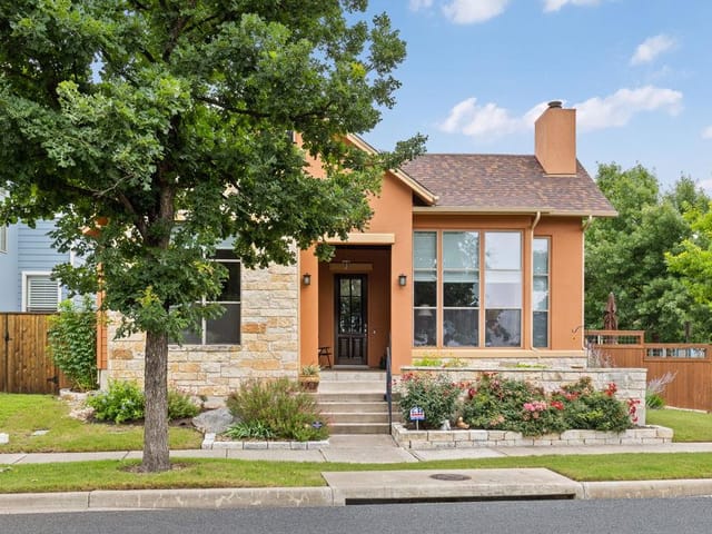 2632 Tom Miller ST - front exterior - Luxury home in Mueller Sec 05, Austin, TX