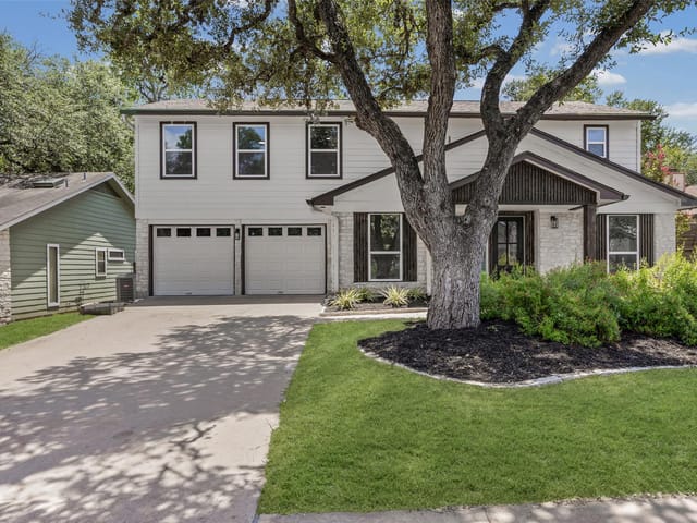 2817 Norfolk DR - front exterior - Luxury home in Cherry Creek Ph 07 Sec 05, Austin, TX