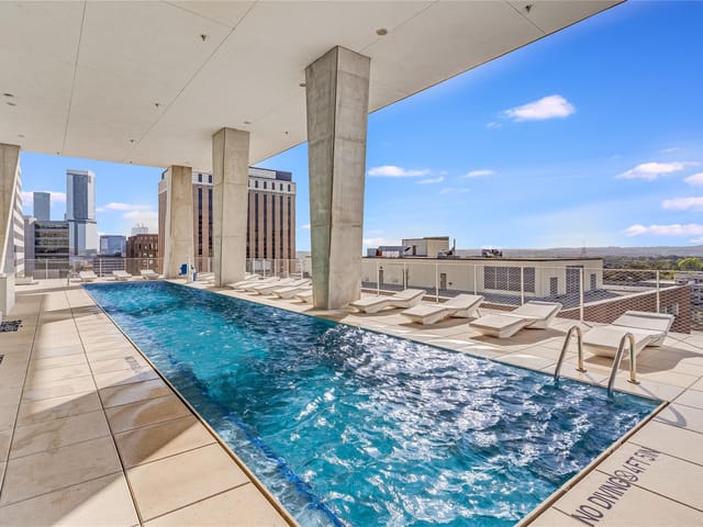 313 W 17th ST Unit #1202 - front exterior - Luxury home in Linden Condos, Austin, TX