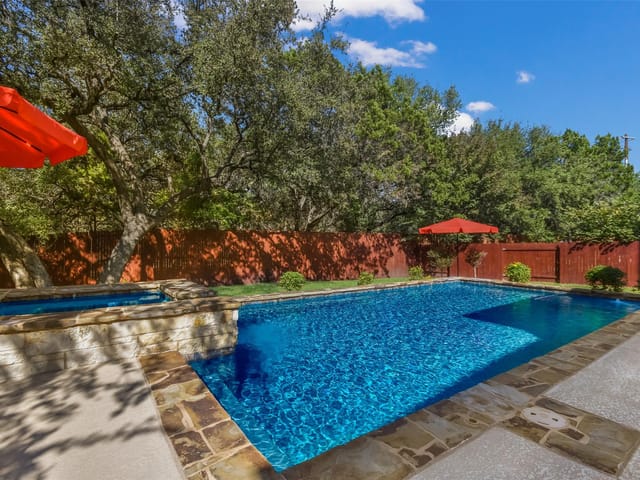 3224 Summer Canyon DR - front exterior - Luxury home in Steiner Ranch Ph 02 Sec 05, Austin, TX