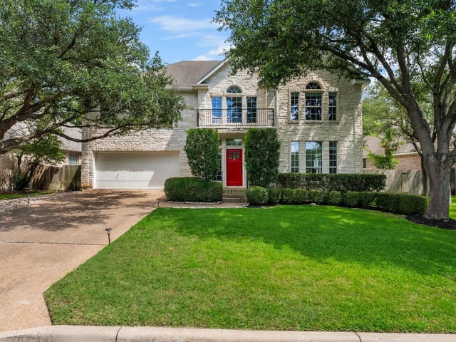 3401 Zebecca Creek DR - front exterior - Luxury home in Steiner Ranch, Austin, TX
