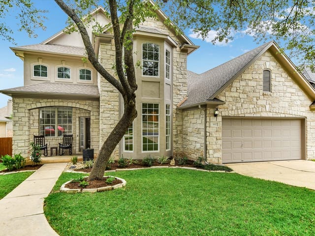 View 3517 Grimes Ranch RD in Steiner Ranch Ph 01 Sec 04D 3517 Grimes Ranch RD - front exterior - Luxury home in Steiner Ranch Ph 01 Sec 04D, Austin, TX