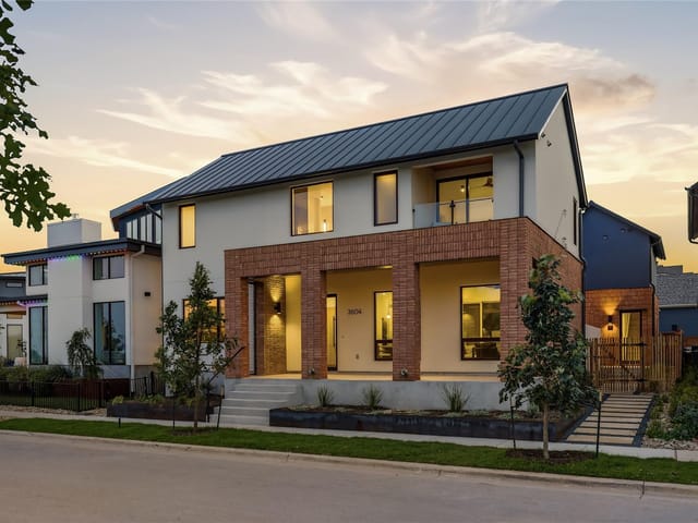 3604 Tom Miller ST - front exterior - Luxury home in Mueller Sec 11 Sub, Austin, TX