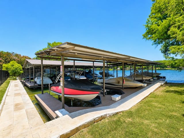 3800 Rivercrest DR Unit #C18 - property photo 1 - Luxury home in Sprite Haven Boat Docks, Austin, TX