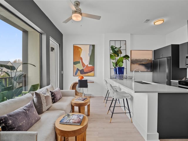 View 3900 Berkman DR Unit #301 in Concourse at Mueller Condominiums 3900 Berkman DR Unit #301 - property photo 1 - Luxury home in Concourse at Mueller Condominiums, Austin, TX