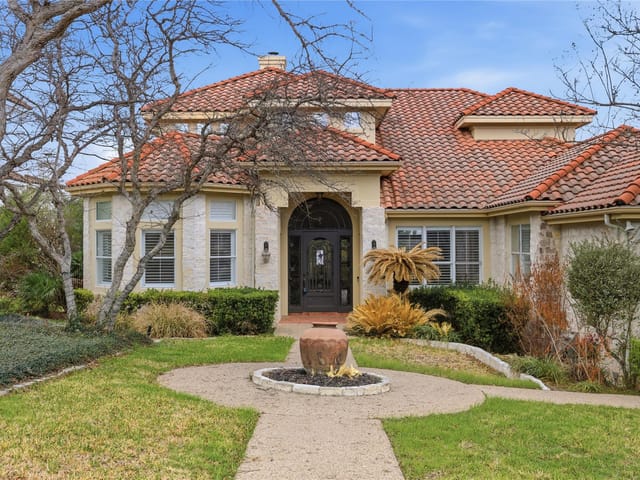 4321 Lakeway Blvd - front exterior - Luxury home in Estates Lakeway Hills Sec 02, Austin, TX
