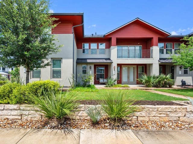 4400 Vaughan ST Unit #B - front exterior - Luxury home in Mueller, Austin, TX
