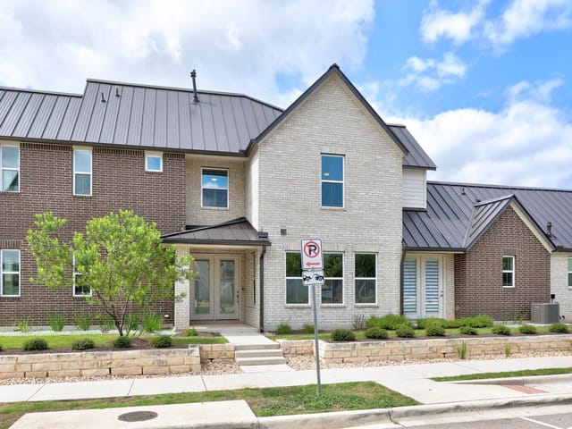 View 4412 Tilley ST Unit #E in Mueller 4412 Tilley ST Unit #E - front exterior - Luxury home in Mueller, Austin, TX