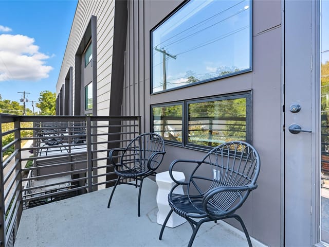 View 49 Navasota St Unit #205 in Holly House Condominiums 49 Navasota St Unit #205 - front exterior - Luxury home in Holly House Condominiums, Austin, TX