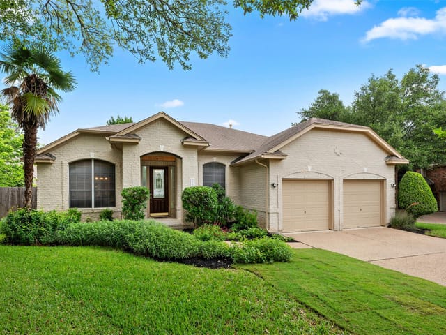 View 5308 Deerwood LN in River Place Sec 07A 5308 Deerwood LN - front exterior - Luxury home in River Place Sec 07A, Austin, TX