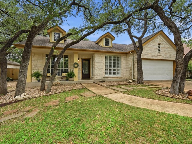 View 5313 Moon Shadow DR in Travis Country 5313 Moon Shadow DR - front exterior - Luxury home in Travis Country, Austin, TX