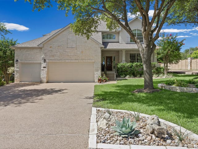 View 5836 Brittlyns CT in River Place 5836 Brittlyns CT - front exterior - Luxury home in River Place, Austin, TX