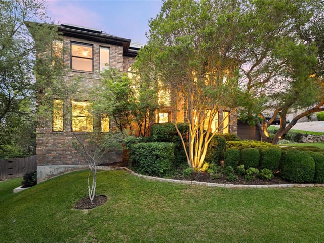 View 5910 Doone Valley CT in Northwest Hills Lakeview 03 5910 Doone Valley CT - front exterior - Luxury home in Northwest Hills Lakeview 03, Austin, TX