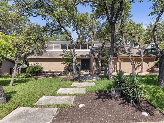 View 6106 Mountainclimb DR in Northwest Hills Sec 04 6106 Mountainclimb DR - front exterior - Luxury home in Northwest Hills Sec 04, Austin, TX