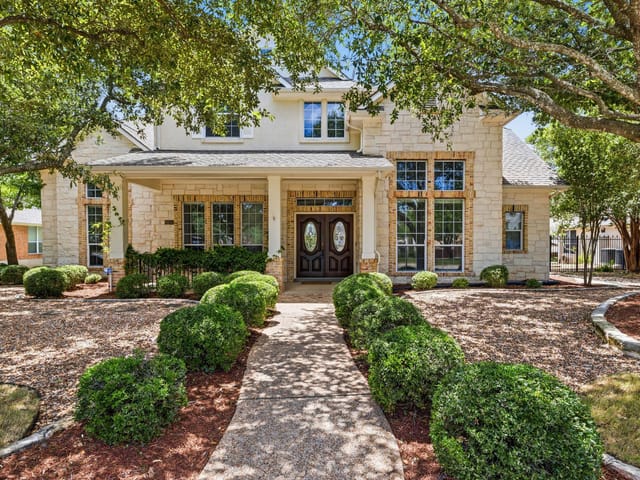 View 6623 Yaupon DR in Great Hills Sec 28 6623 Yaupon DR - front exterior - Luxury home in Great Hills Sec 28, Austin, TX