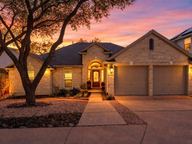 View 6913 Auckland DR in Circle C Ranch 6913 Auckland DR - front exterior - Luxury home in Circle C Ranch, Austin, TX