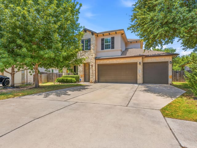 View 7124 Calpe DR in Circle C Avana 7124 Calpe DR - front exterior - Luxury home in Circle C Avana, Austin, TX
