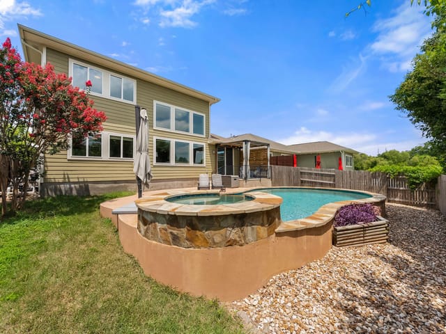 View 729 Clear Stream XING in Springs Of Walnut Creek Ph Ii 729 Clear Stream XING - front exterior - Luxury home in Springs Of Walnut Creek Ph Ii, Austin, TX
