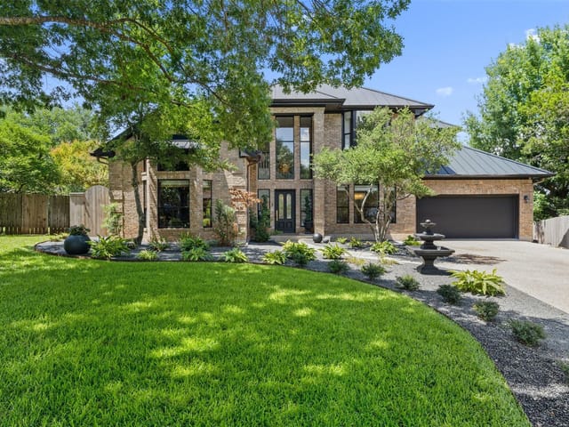View 7402 Blue Beach CV in Great Hills 7402 Blue Beach CV - front exterior - Luxury home in Great Hills, Austin, TX