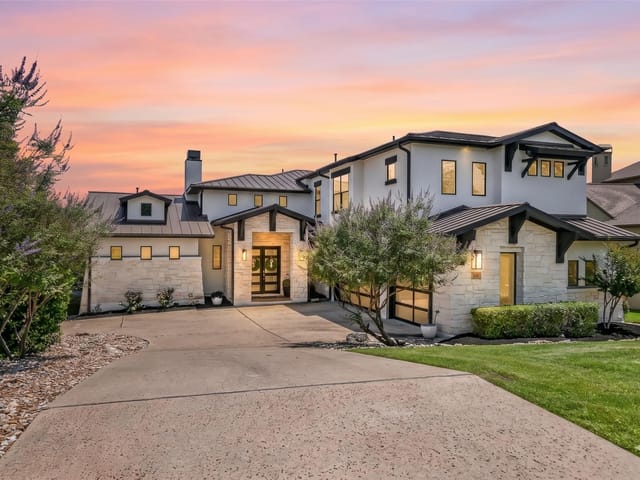 View 810 Crestone Stream DR in Serene Hills Sub Ph 2E 810 Crestone Stream DR - front exterior - Luxury home in Serene Hills Sub Ph 2E, Austin, TX