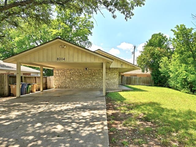8204 Exmoor Dr - front exterior - Luxury home in ALLANDALE NORTH SEC 3, Austin, TX