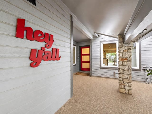 8910 Mount Bartlett DR - front exterior - Luxury home in Bluffs Great Hills, Austin, TX