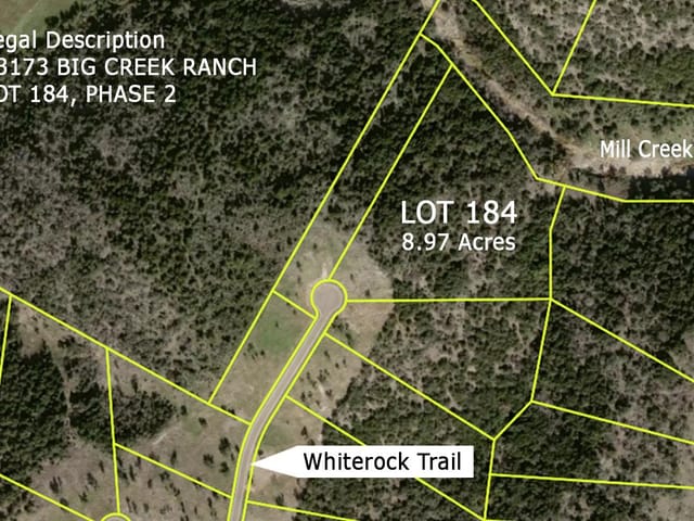 Lot 184 Whiterock TRL